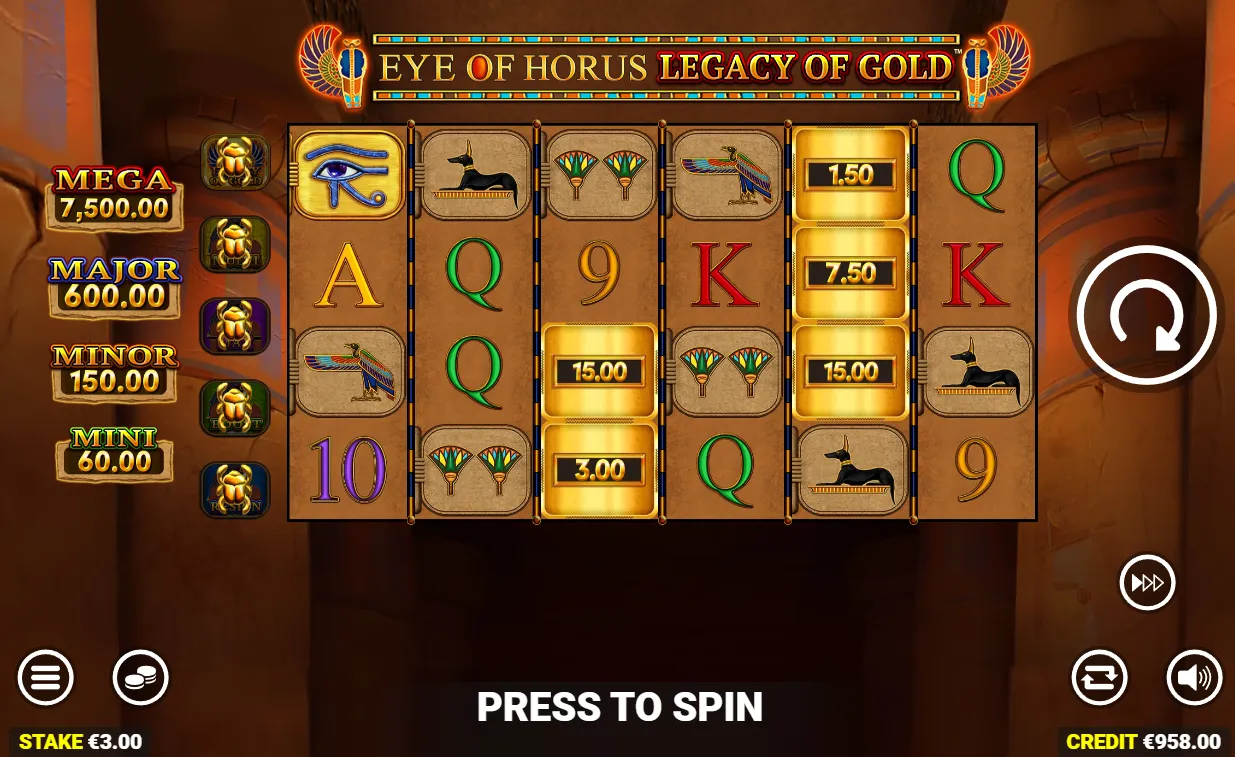 Eye of Horus Legacy of Gold Slot