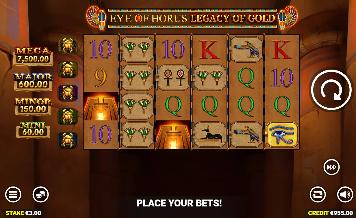 Eye of Horus Legacy of Gold demo